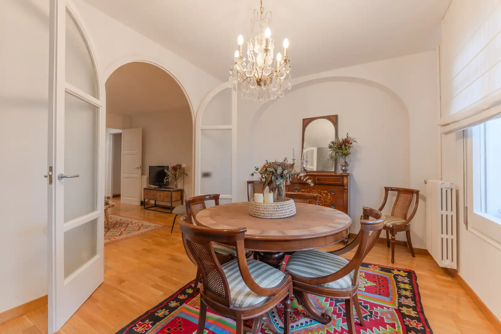 Esszimmer von Wohnung zum Verkauf in Girona mit Heizung und Terrasse