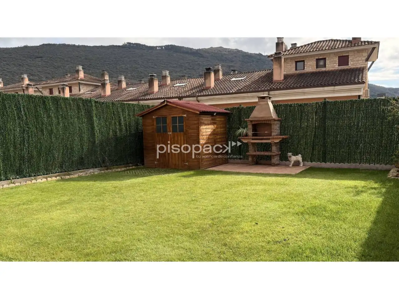 Jardín de Casa adosada en venta en Berrioplano / Berriobeiti con Calefacción, Jardín privado y Parquet