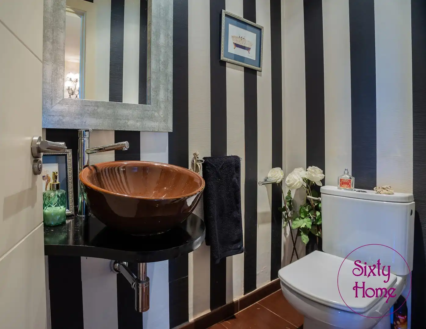 Baño de Casa o chalet en venta en Jaca con Calefacción, Jardín privado y Parquet