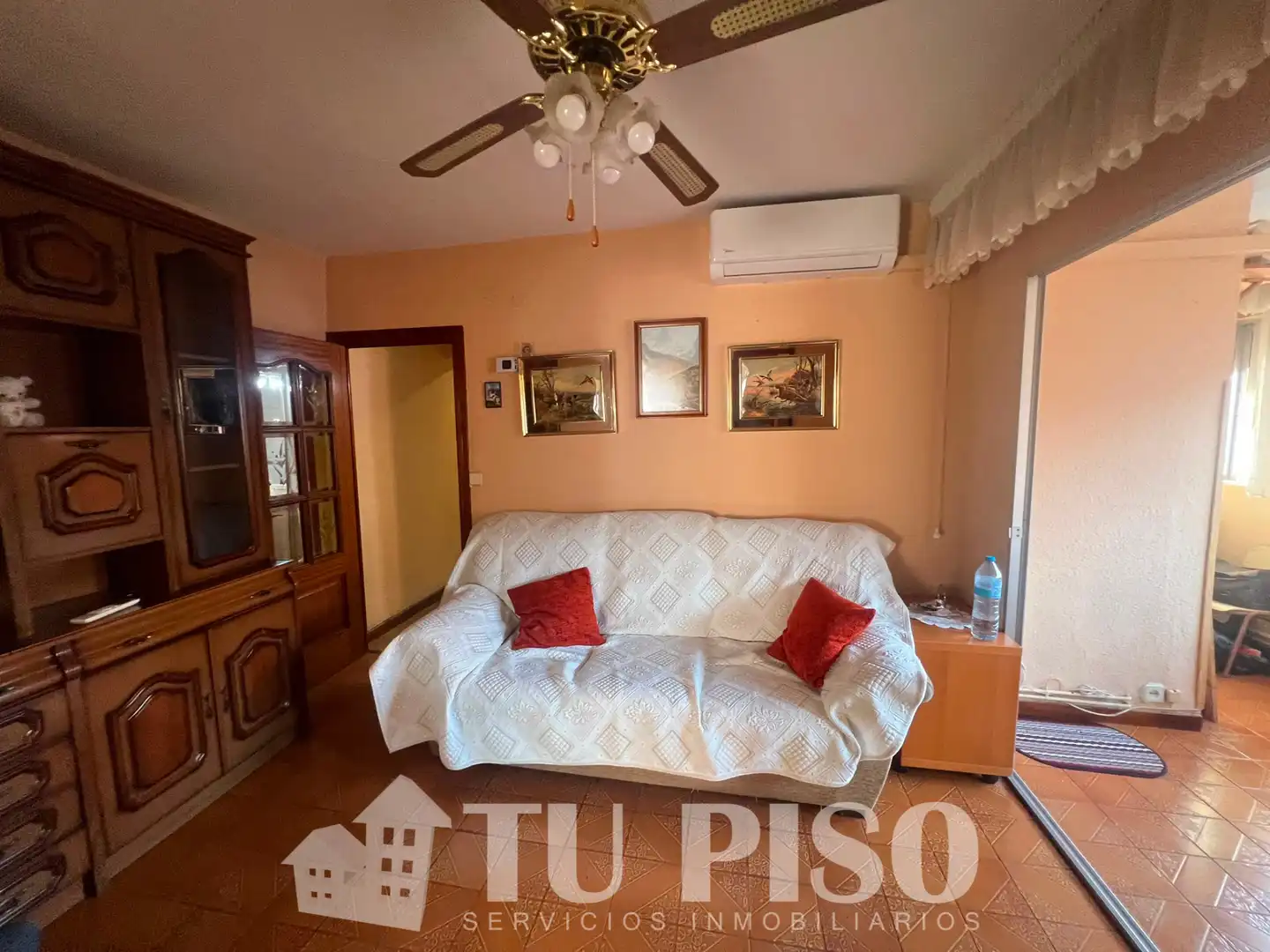Sala d'estar de Pis en venda en Madrid amb Aire condicionat, Calefacció i Terrassa