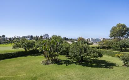 Garden of Apartment for sale in Marbella  with Air Conditioner and Swimming Pool