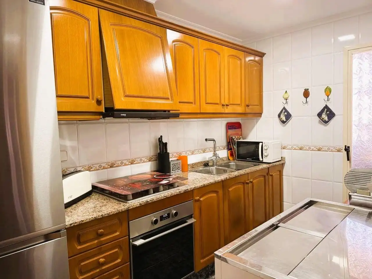 Cocina de Piso en venta en Elche / Elx con Aire acondicionado, Jardín privado y Terraza
