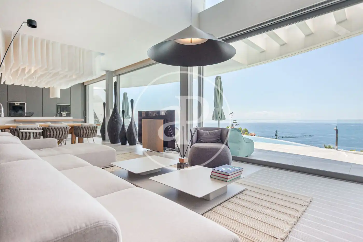 Sala de estar de Casa o chalet en venta en Altea con Aire acondicionado, Calefacción y Jardín privado