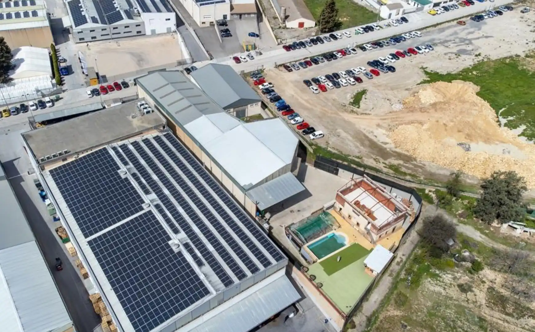Exterior view of Industrial buildings for sale in Alcalá la Real  with Alarm