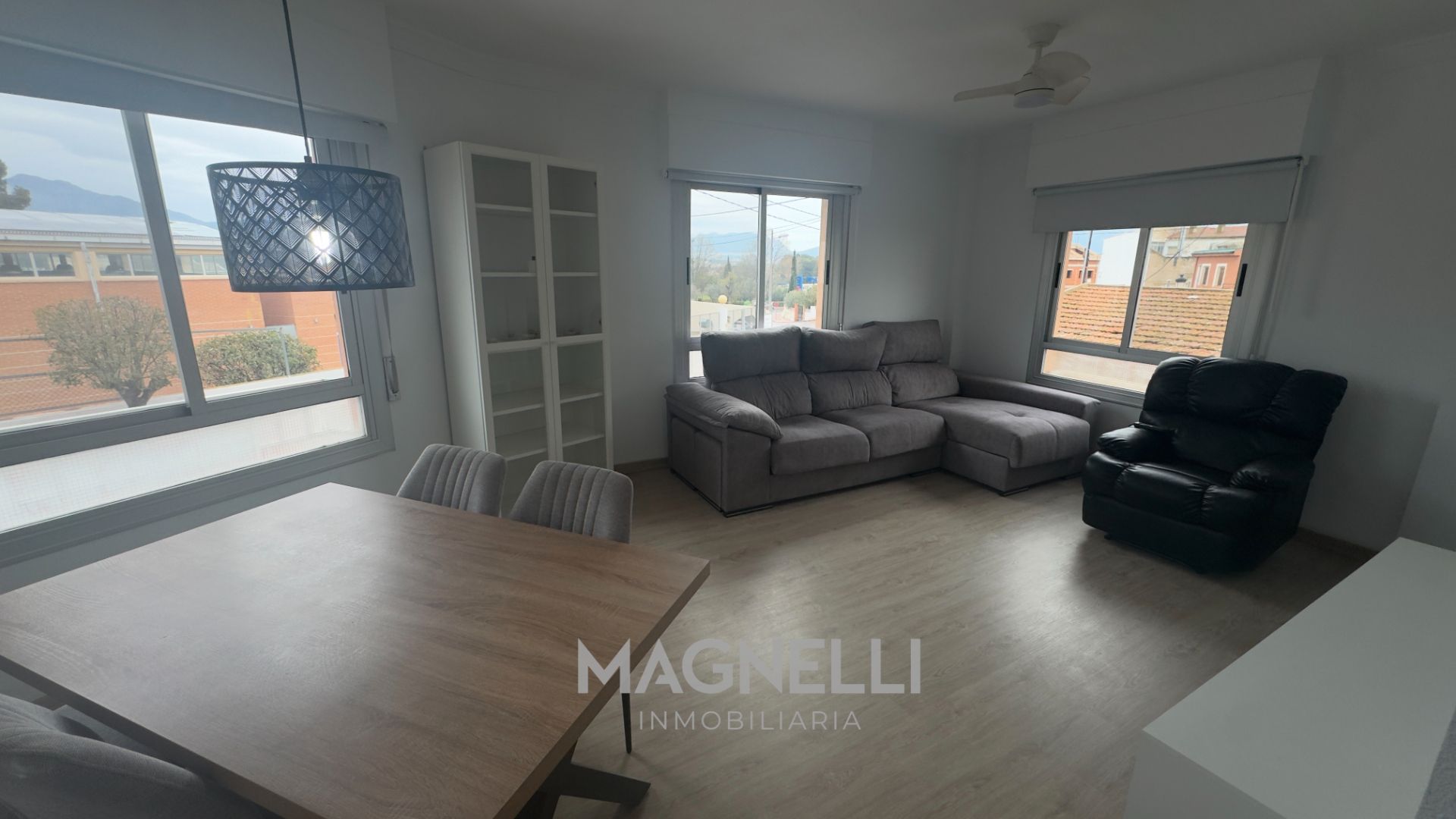 Living room of Flat for sale in Salinas  with Air Conditioner, Parquet flooring and Furnished