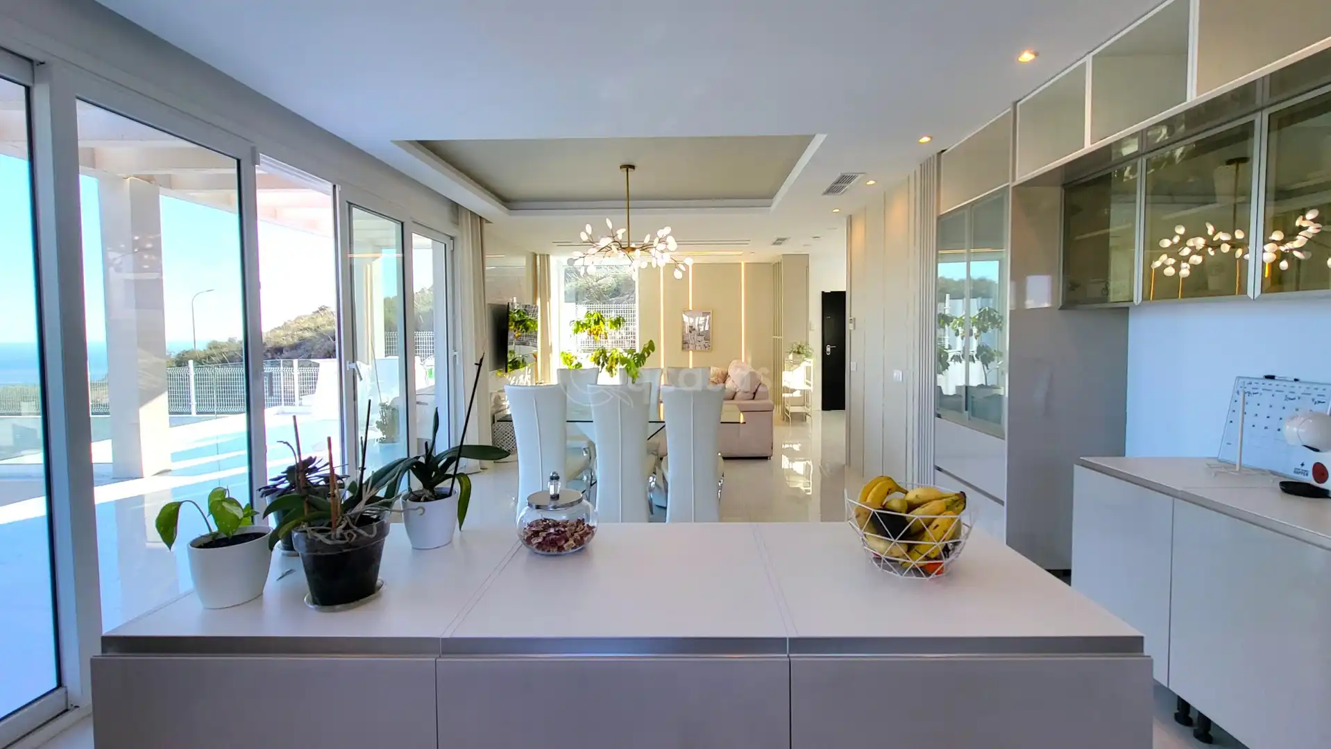 Cocina de Casa o chalet en venta en Benalmádena con Aire acondicionado, Calefacción y Jardín privado