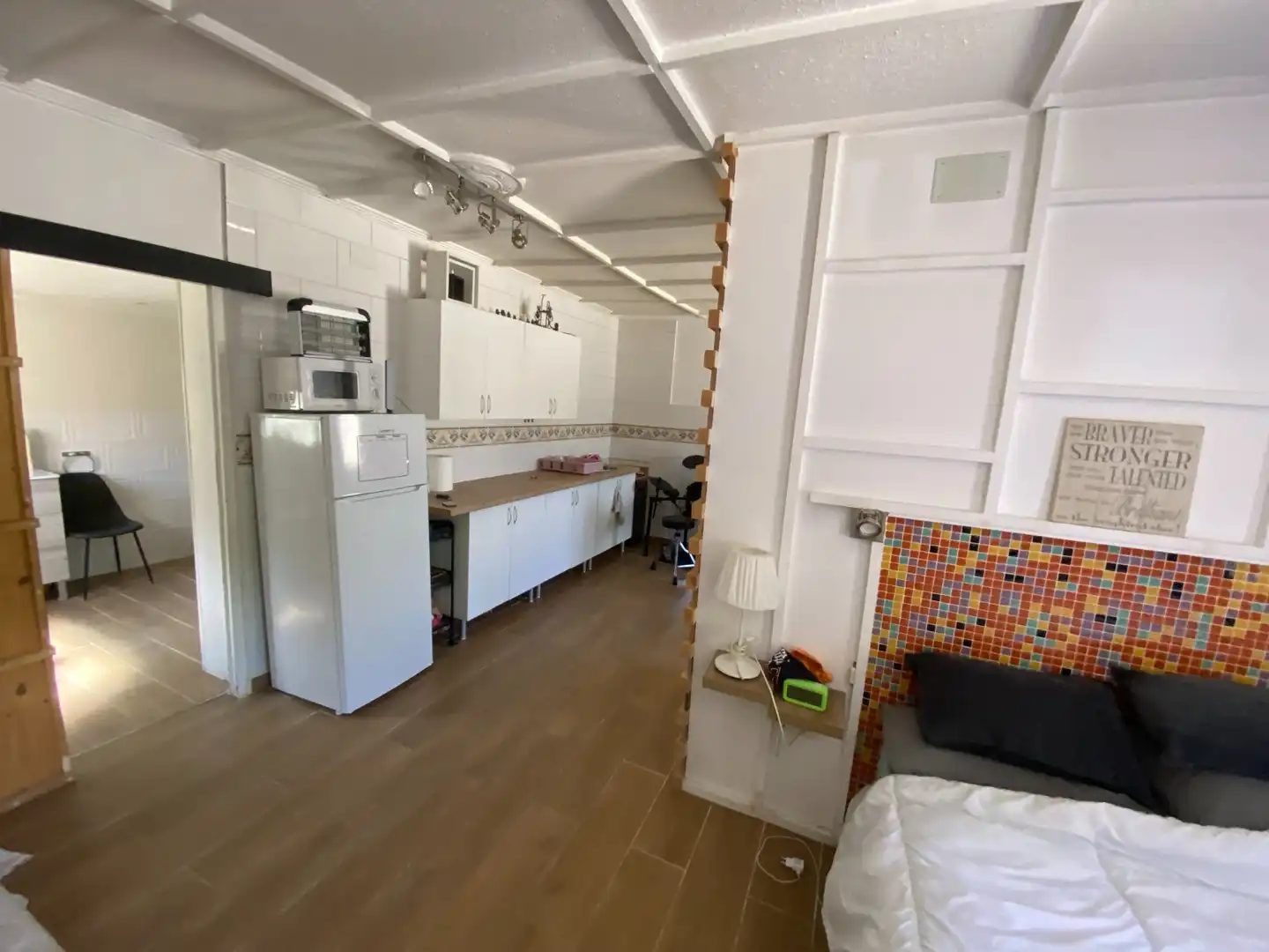 Cocina de Finca rústica en venta en Sax con Aire acondicionado, Calefacción y Jardín privado