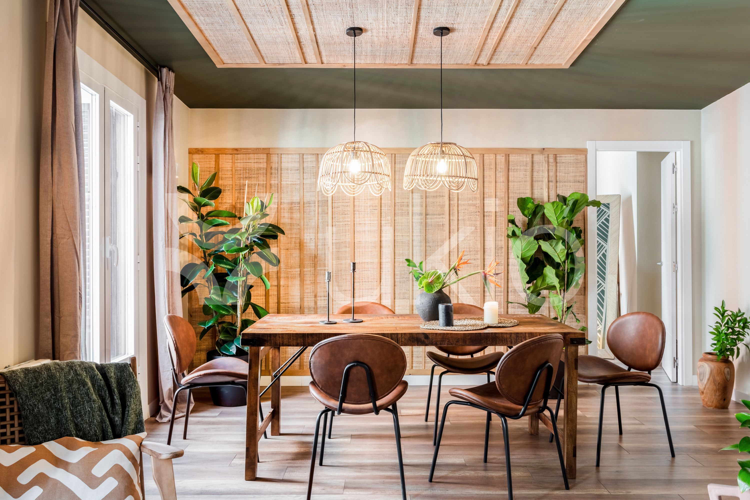 Dining room of Apartment to rent in  Madrid Capital  with Air Conditioner, Heating and Parquet flooring