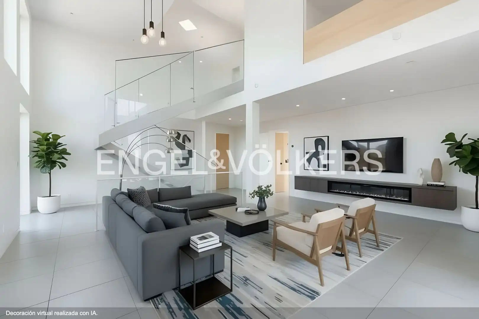Living room of Houses for sale in Castelldefels  with Air Conditioner, Heating and Private garden