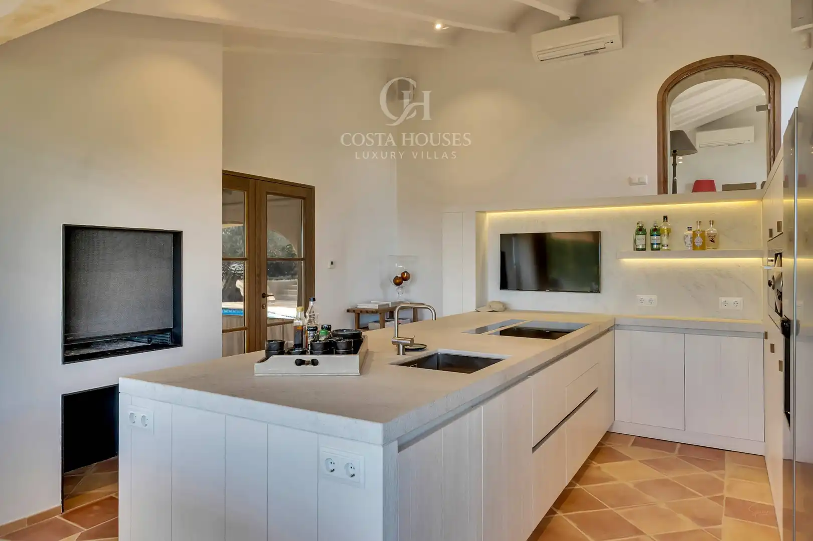 Cocina de Casa o chalet en venta en Jávea / Xàbia con Aire acondicionado, Calefacción y Jardín privado