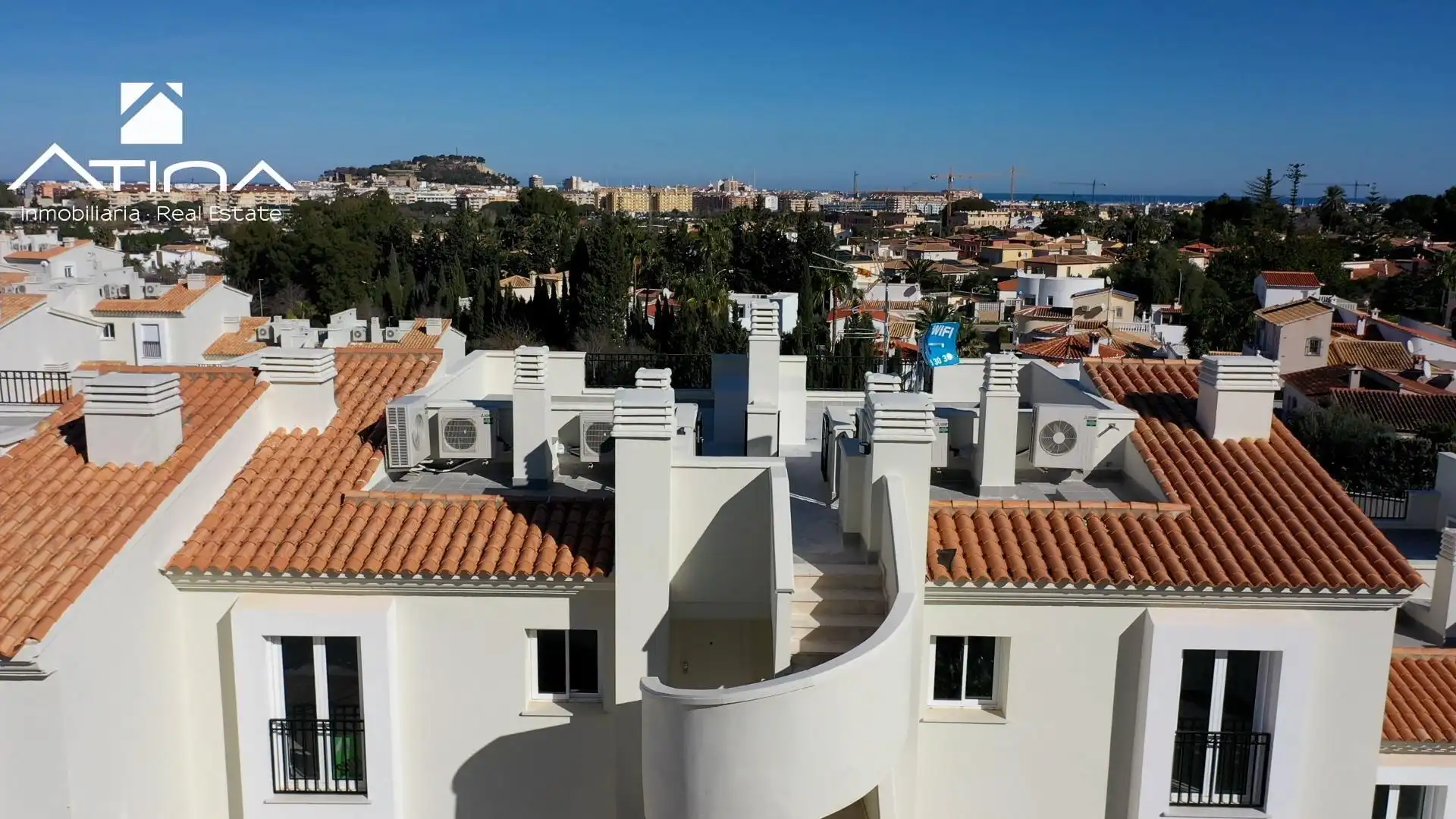 Exterior view of Detached homes for sale in Dénia  with Air Conditioner, Private garden and Terrace