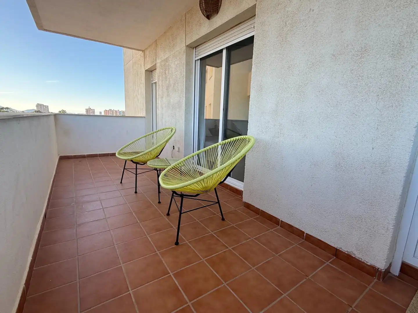 Terrace of Flat for rent in Cartagena  with Furnished, Balcony and Community pool