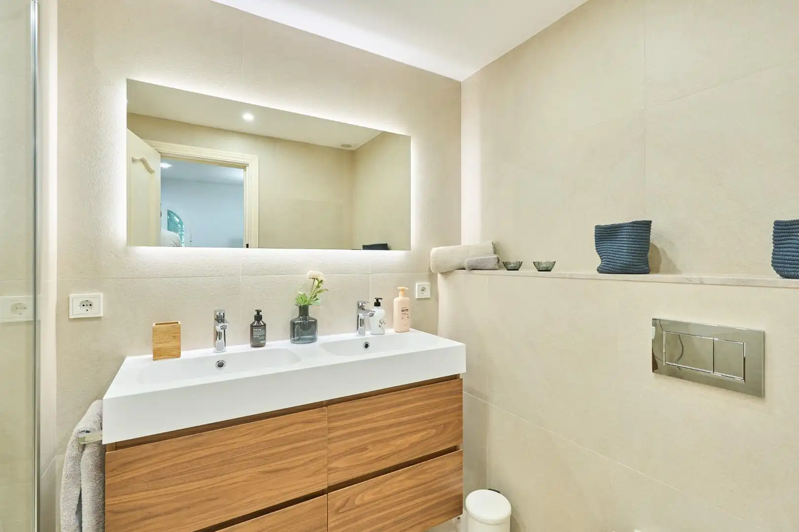 Bany de Casa o xalet en venda en  Palma de Mallorca amb Aire condicionat, Jardí privat i Parquet