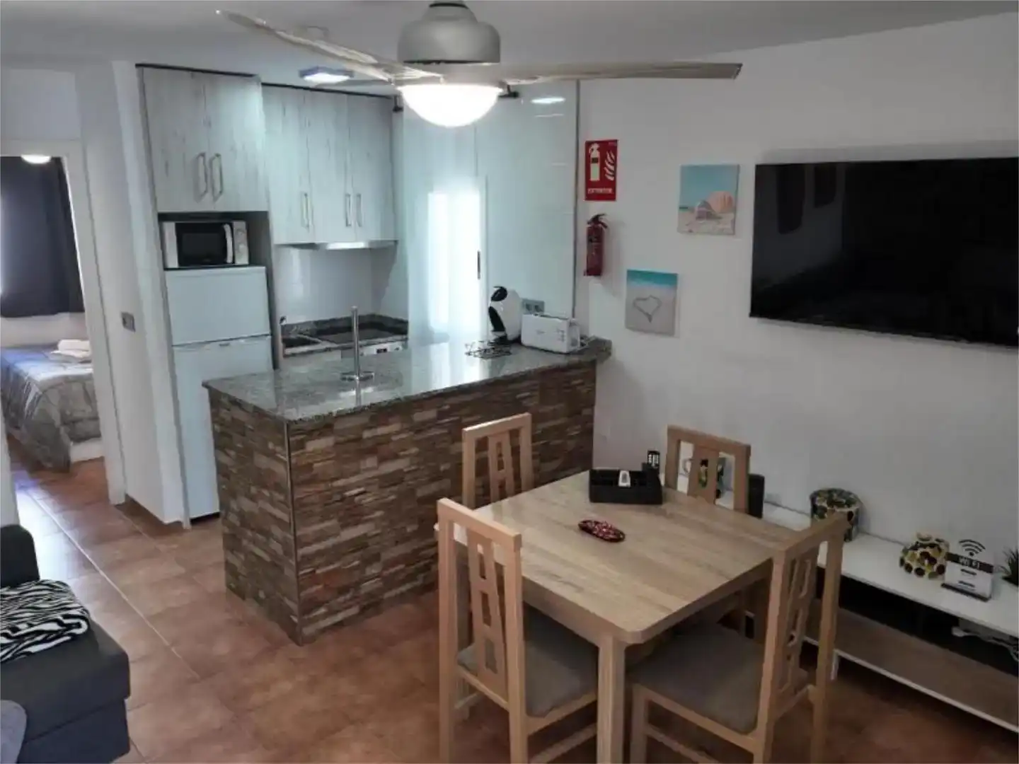 Kitchen of Flat for sale in Níjar  with Air Conditioner and Furnished