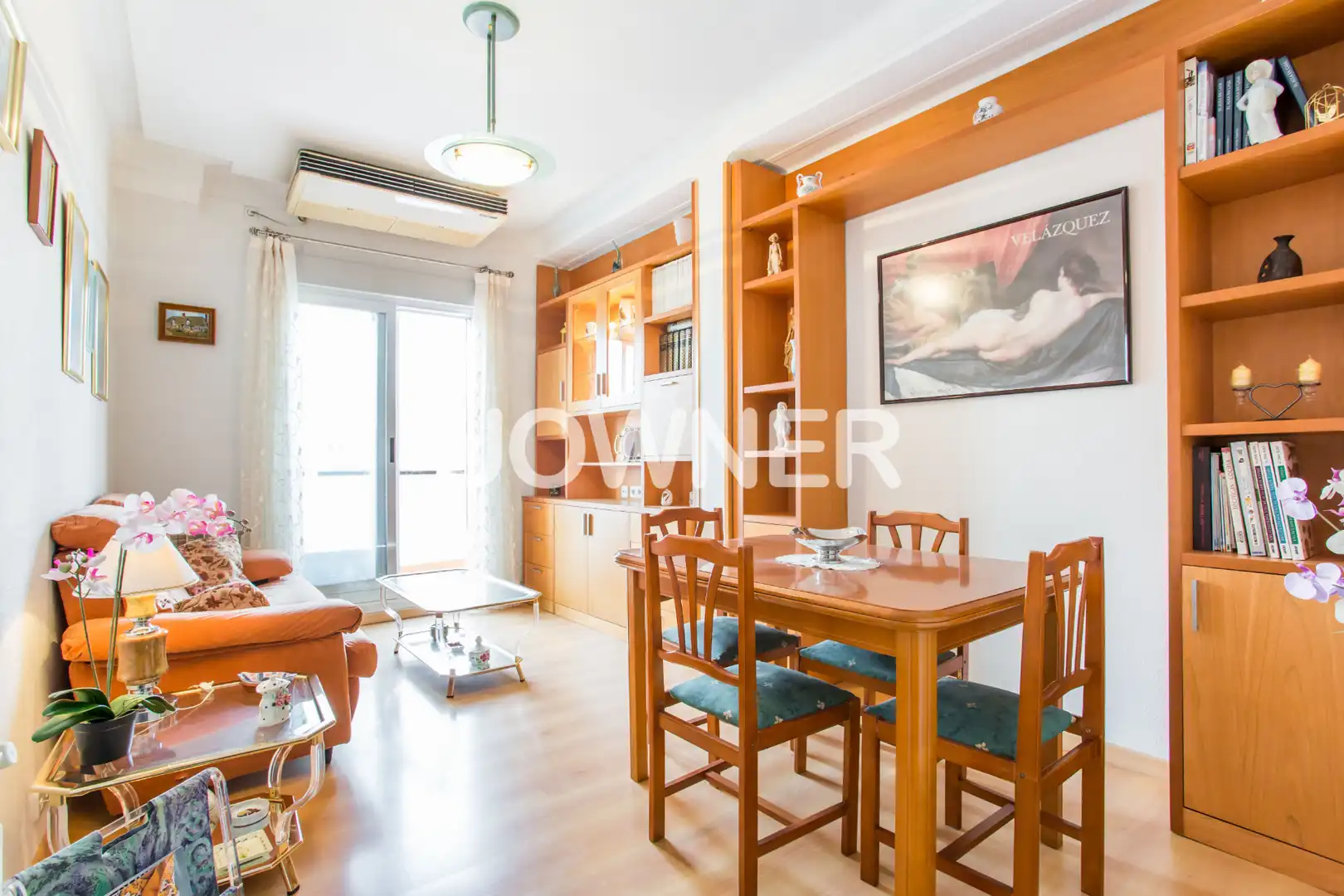 Living room of Flat for rent in Madrid  with Air Conditioner, Heating and Terrace