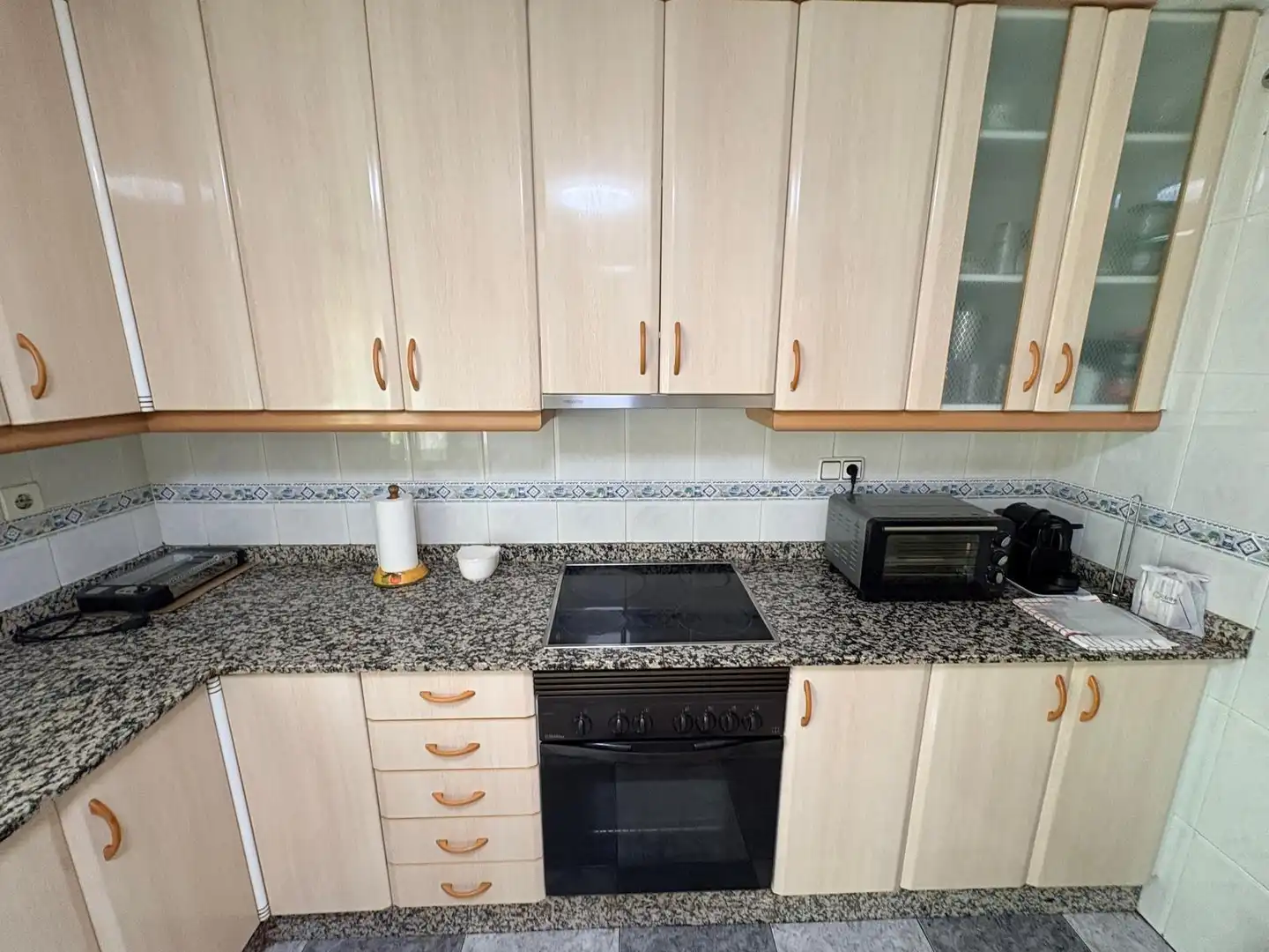 Küche von Wohnung zum Verkauf in Almansa mit Heizung, Terrasse und Abstellraum
