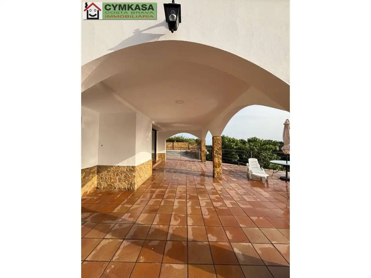 Terraza de Casa o chalet de alquiler en Lloret de Mar con Jardín privado, Terraza y Piscina