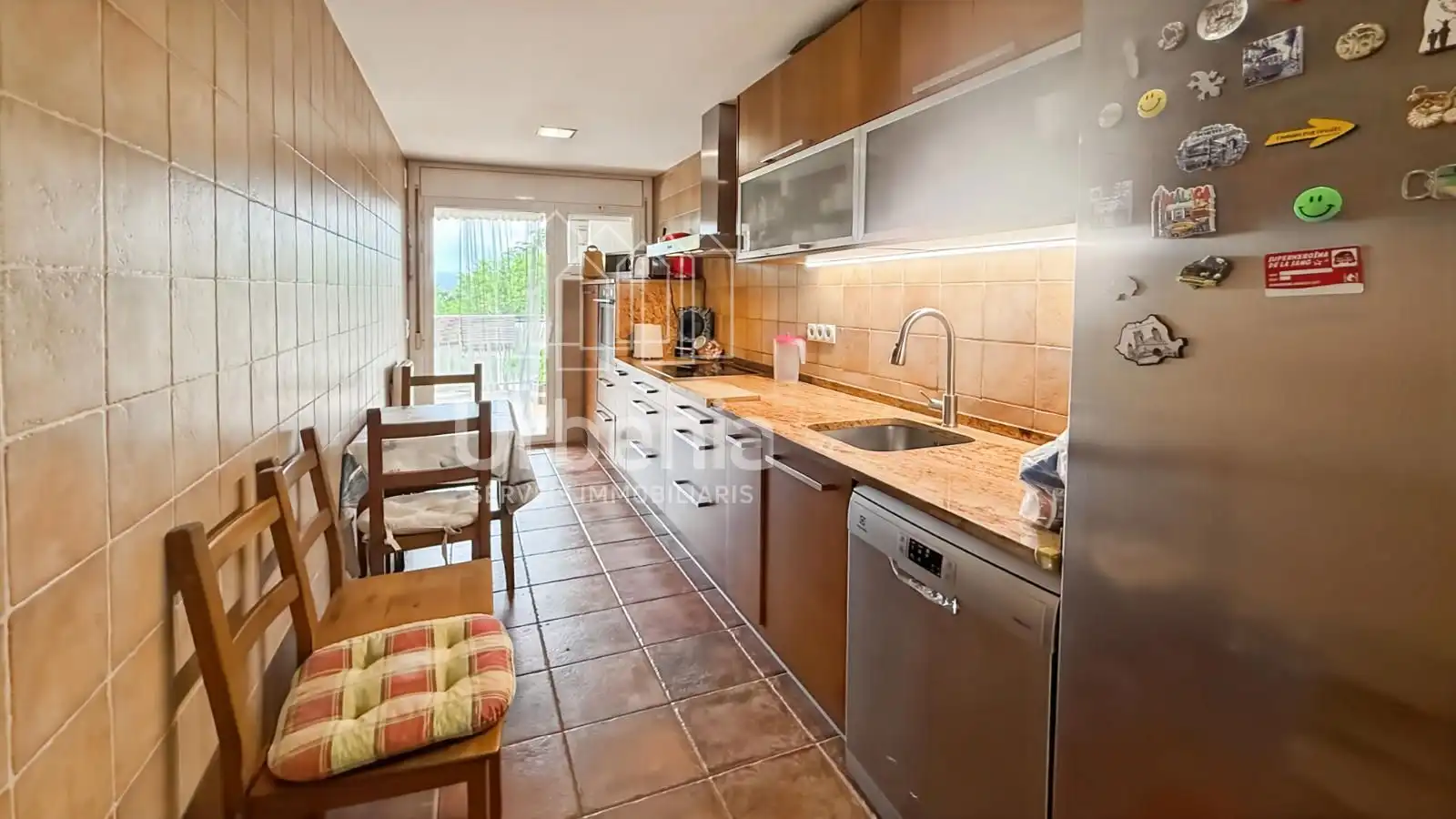 Kitchen of Flat for sale in Tordera  with Heating, Terrace and Furnished