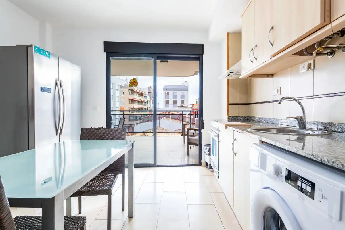 Kitchen of Flat for sale in Moncofa  with Heating, Terrace and Furnished