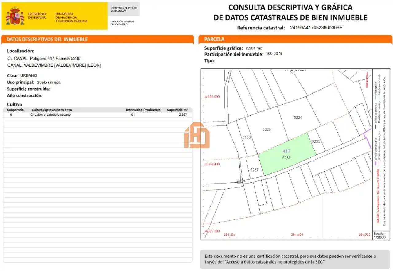 Residencial en venda en Valdevimbre