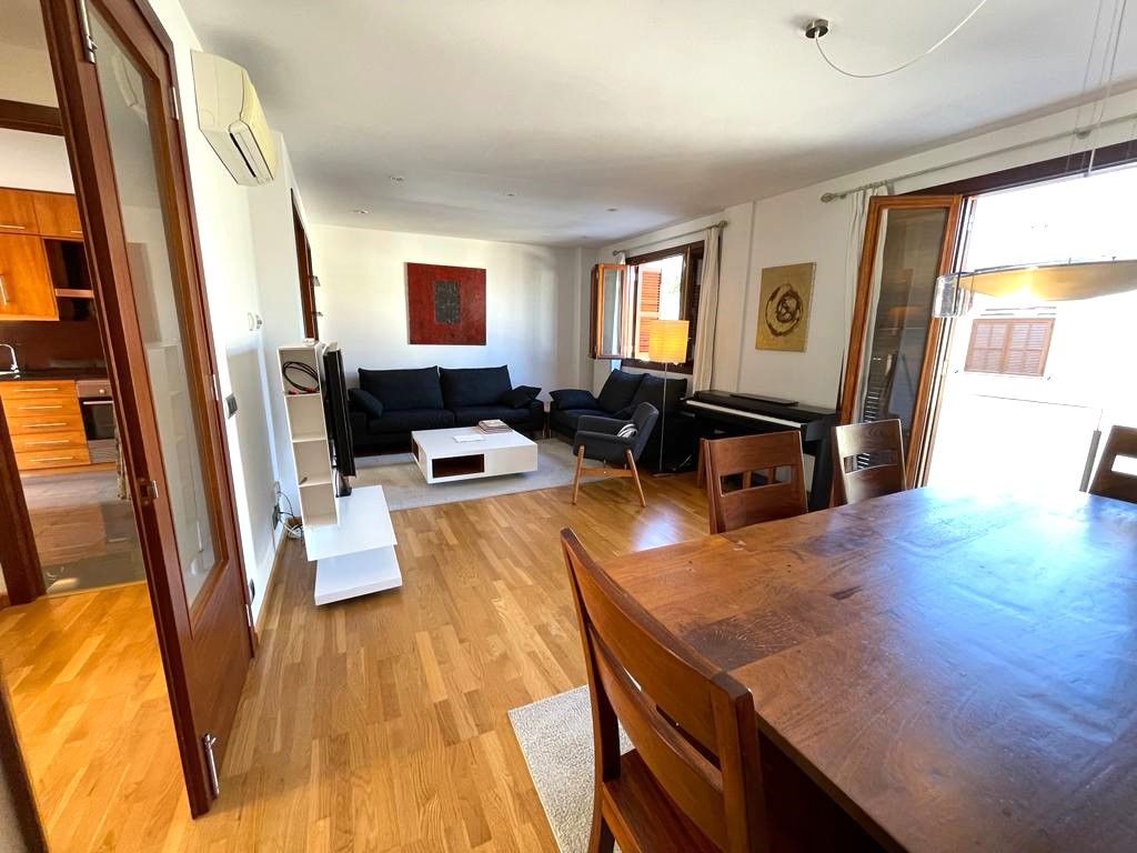 Living room of Duplex to rent in Pollença  with Air Conditioner and Furnished