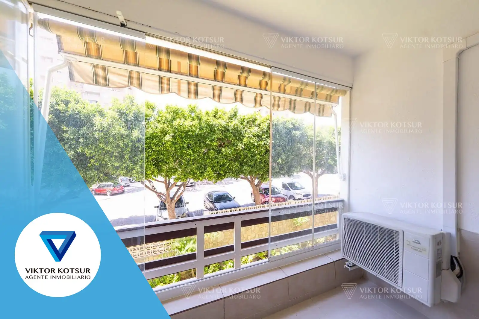 Terrassa de Apartament en venda en Roquetas de Mar amb Aire condicionat, Parquet i Terrassa