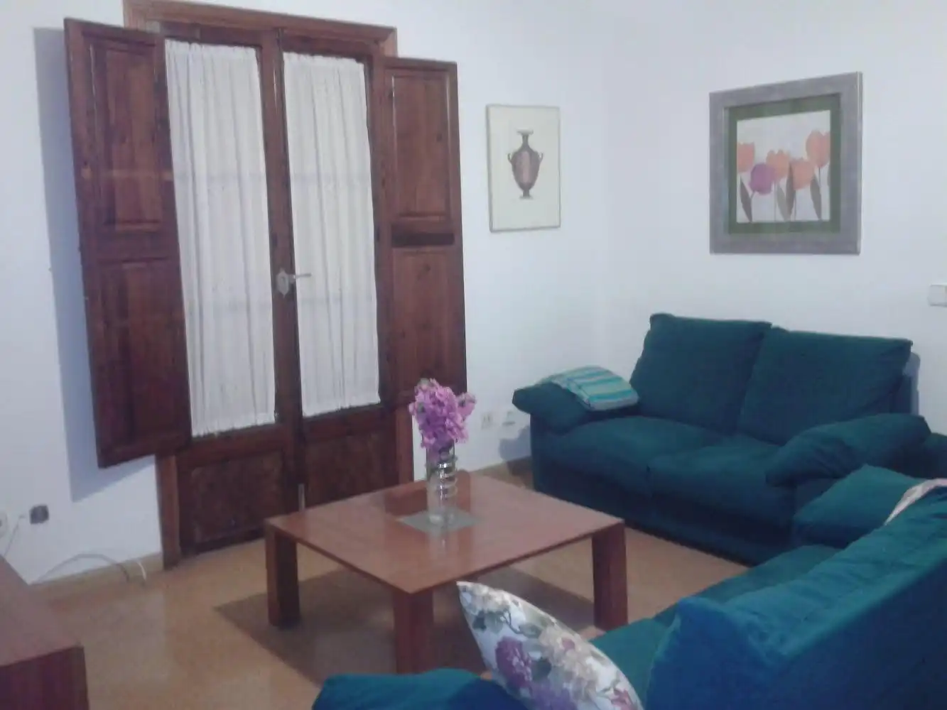 Sala de estar de Piso de alquiler con opción a compra en  Palma de Mallorca con Aire acondicionado, Terraza y Amueblado