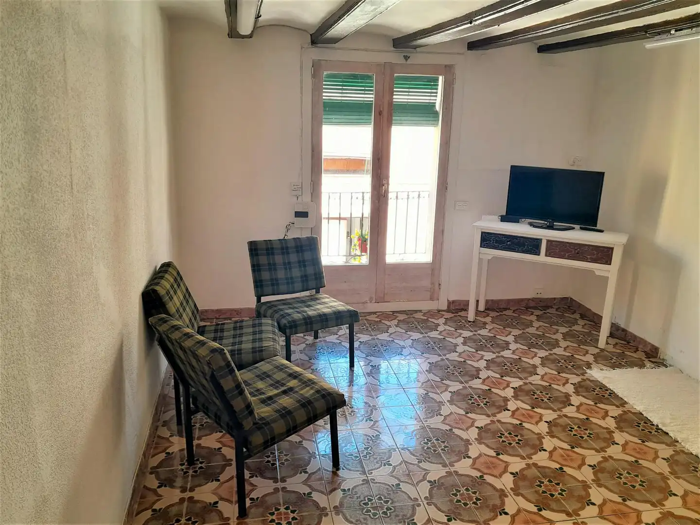 Wohnzimmer von Wohnung zur Miete in Barcelona mit Klimaanlage, Heizung und Möbliert