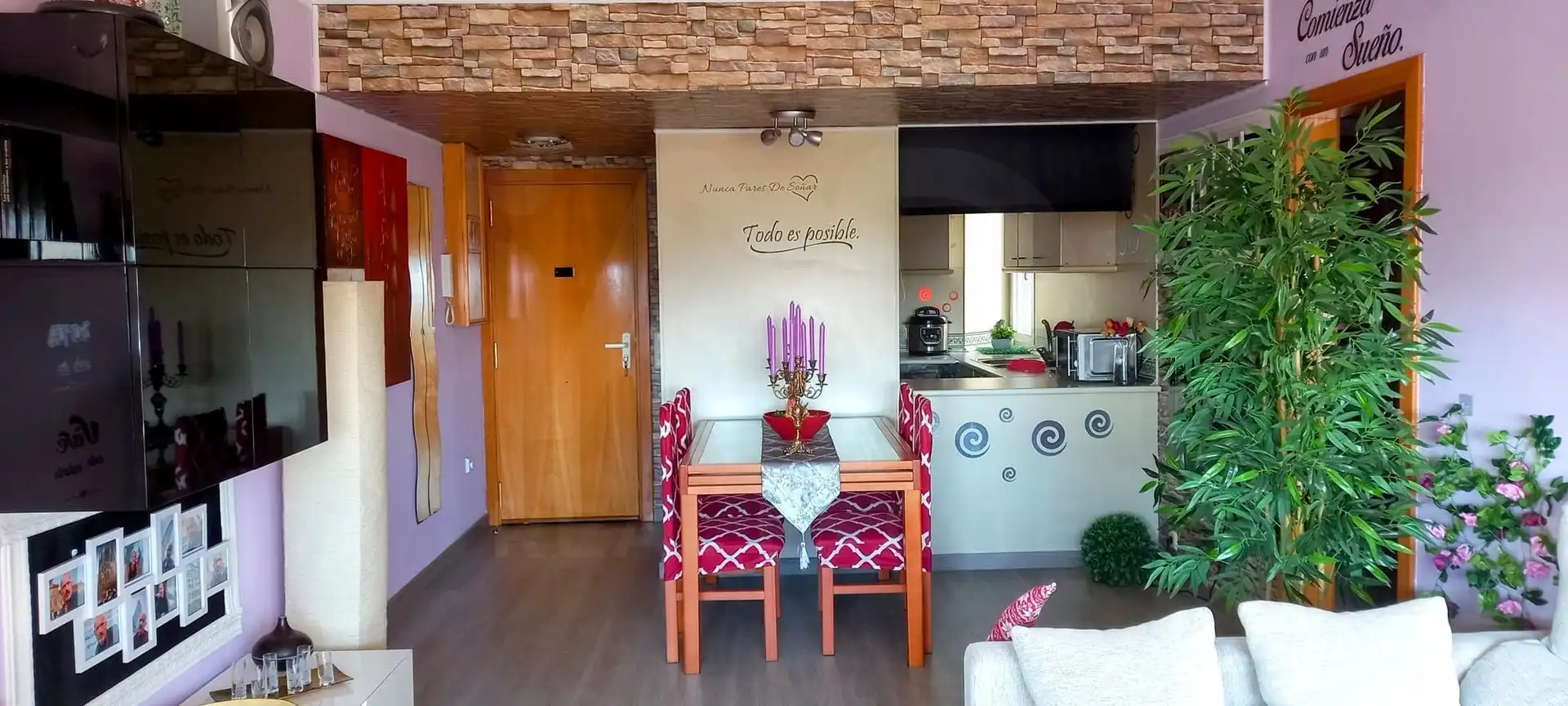 Dining room of Flat for sale in Cerdanyola del Vallès  with Air Conditioner, Heating and Swimming Pool