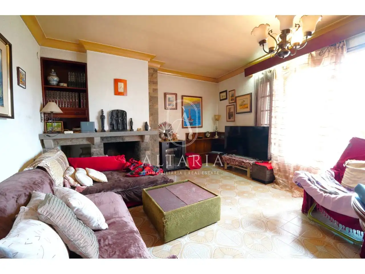 Sala de estar de Piso en venta en Llagostera con Calefacción, Trastero y Balcón