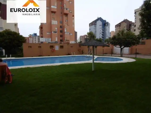 Piscina de Apartamento de alquiler en Benidorm con Jardín privado, Amueblado y Piscina comunitaria