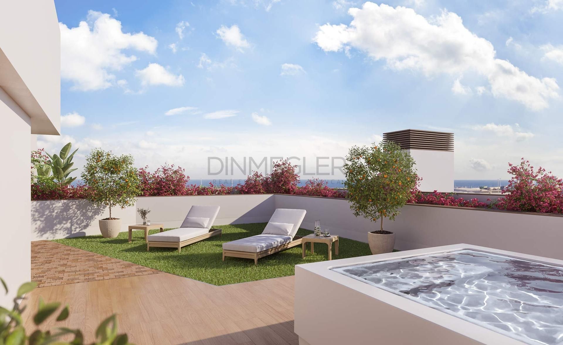 Terrace of Apartment for sale in Alicante / Alacant  with Terrace, Storage room and Community pool