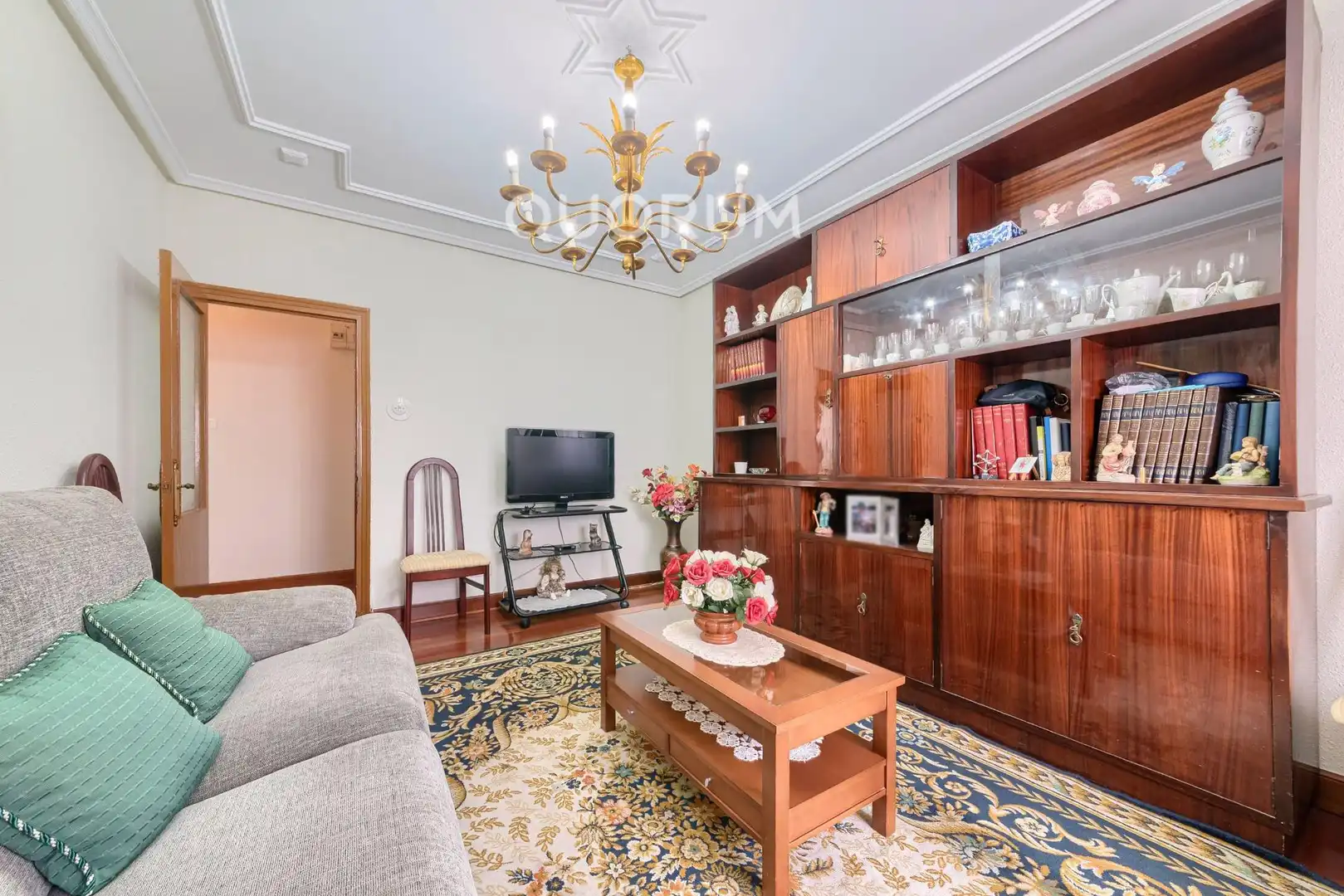 Sala de estar de Piso en venta en Barakaldo  con Jardín privado, Terraza y Amueblado