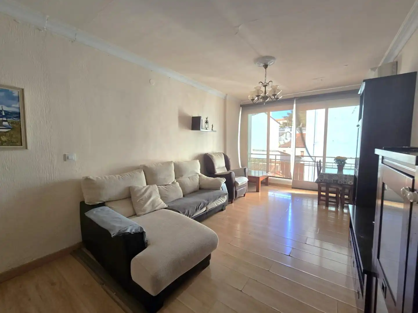 Living room of Flat for sale in Plasencia  with Air Conditioner