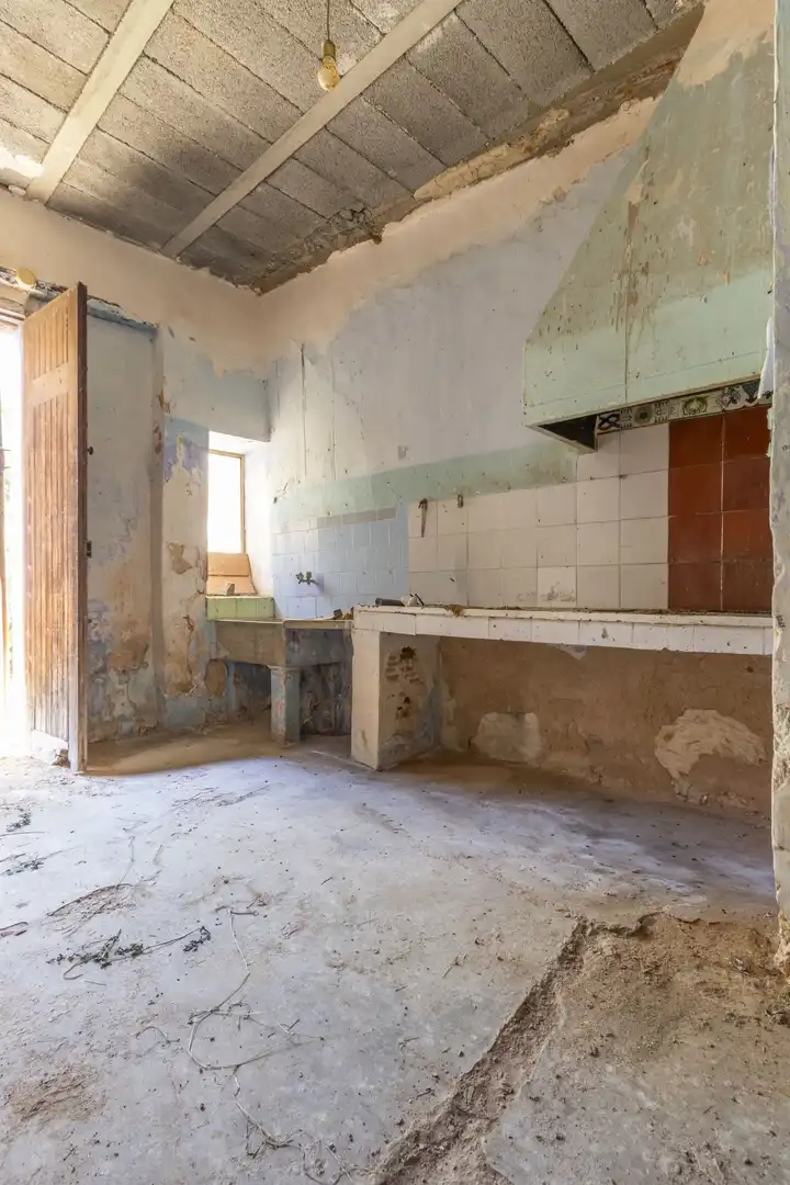Cuina de Casa adosada en venda en Quart de les Valls amb Terrassa