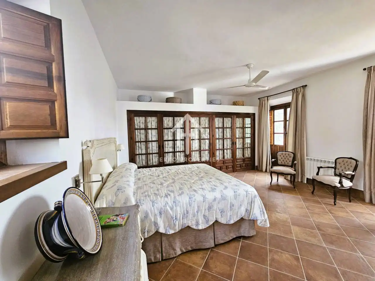 Bedroom of Houses for sale in Villanueva de Tapia  with Air Conditioner, Heating and Private garden