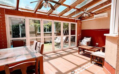 Terrace of Single-family semi-detached for sale in San Lorenzo de El Escorial  with Heating and Furnished