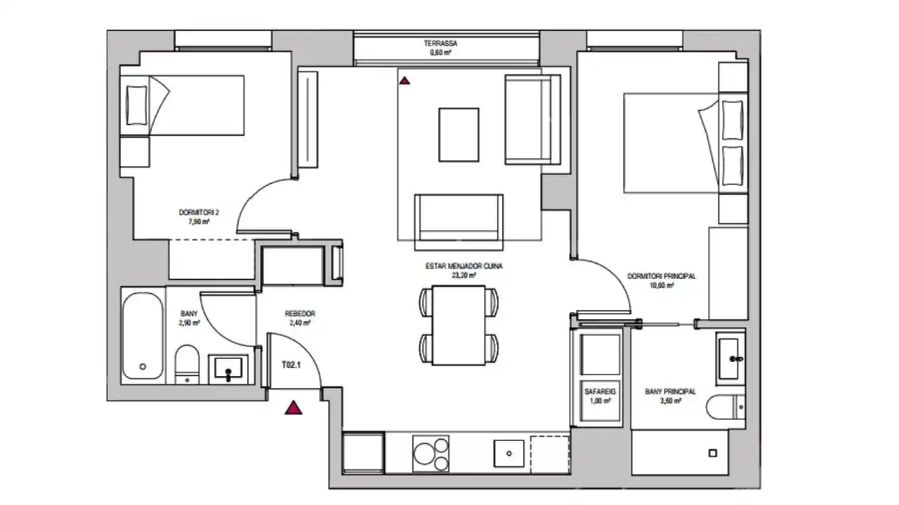 Piso en venta en Barcelona con Aire acondicionado, Jardín privado y Balcón