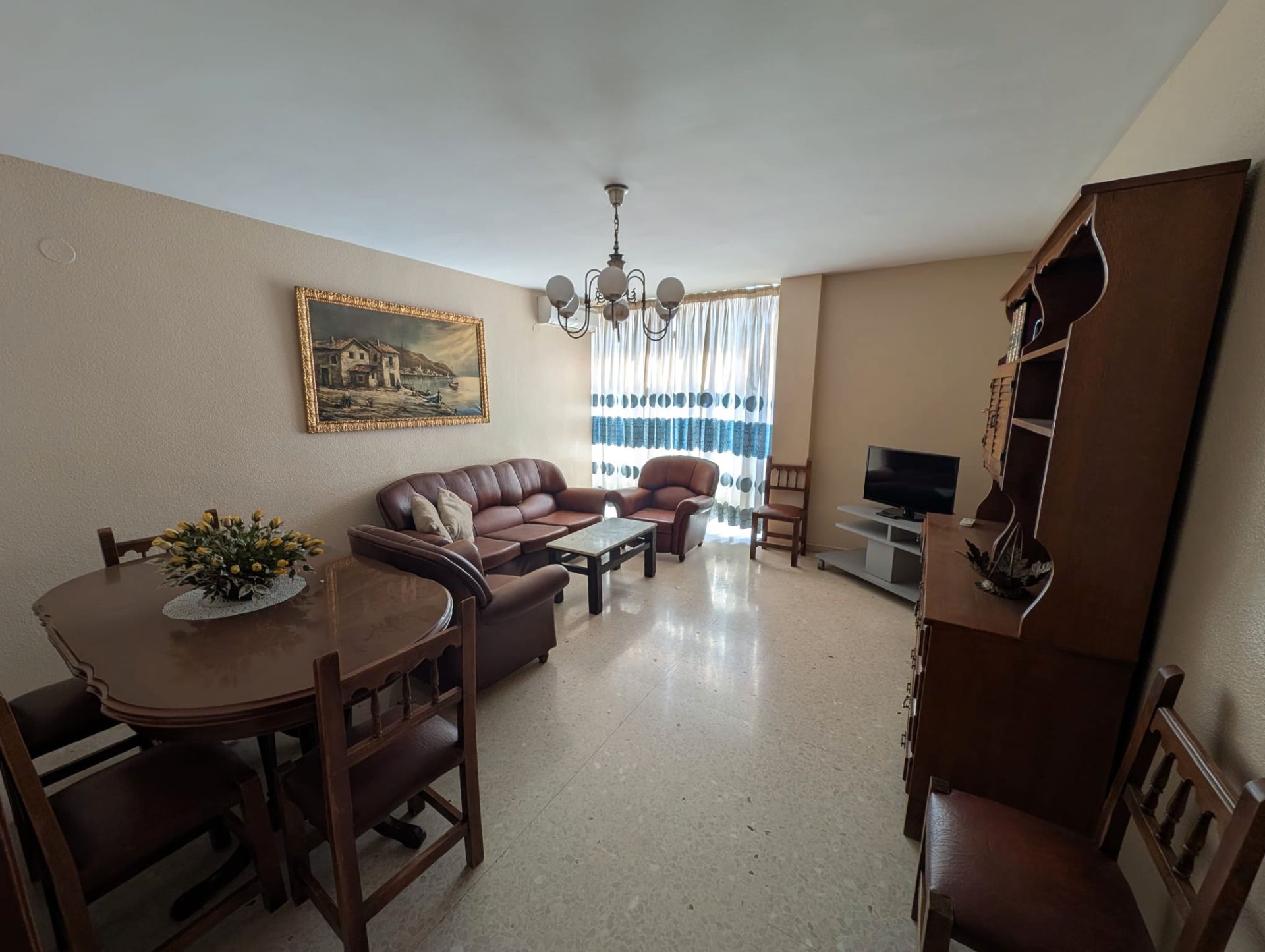 Living room of Flat for rent in  Jaén Capital  with Air Conditioner, Heating and Furnished