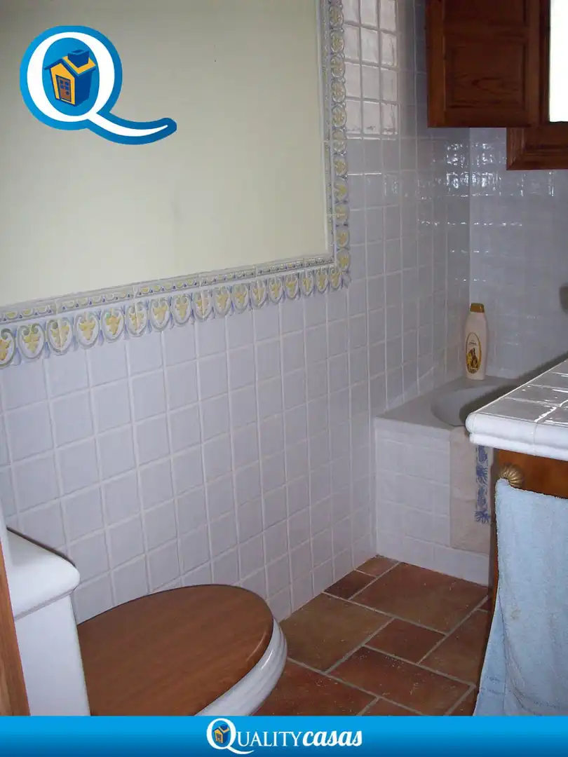 Bathroom of Houses for sale in Aigües  with Heating, Terrace and Storage room