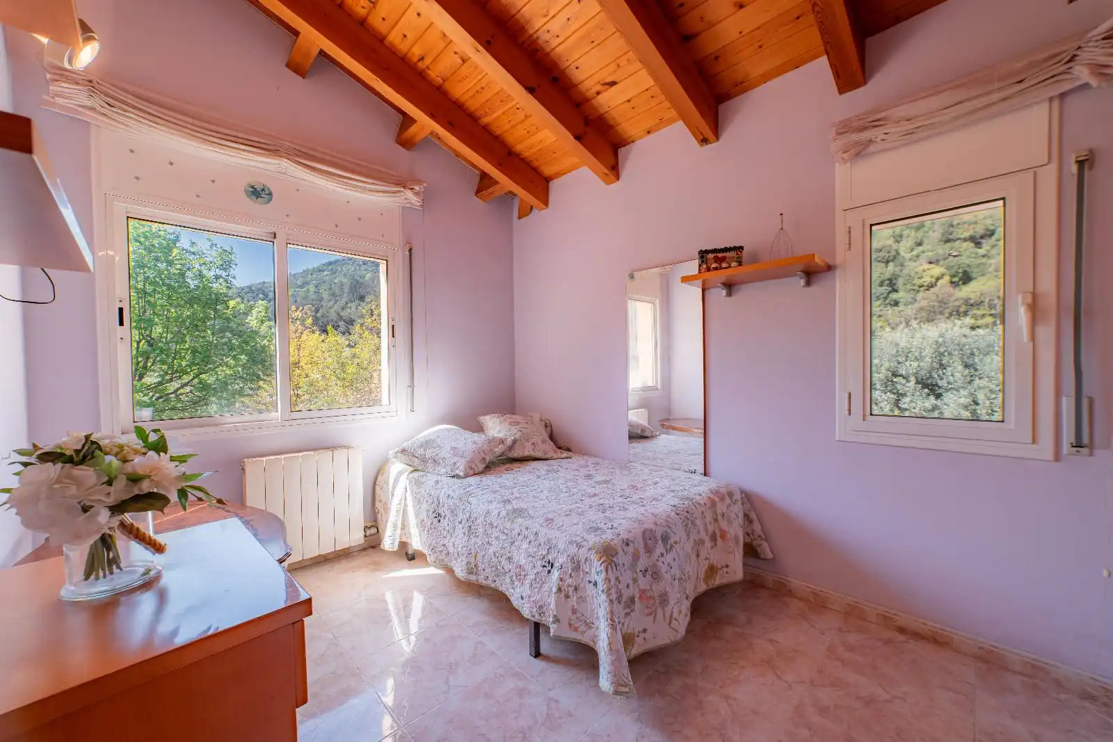 Dormitori de Casa o xalet en venda en Tagamanent amb Aire condicionat, Calefacció i Jardí privat