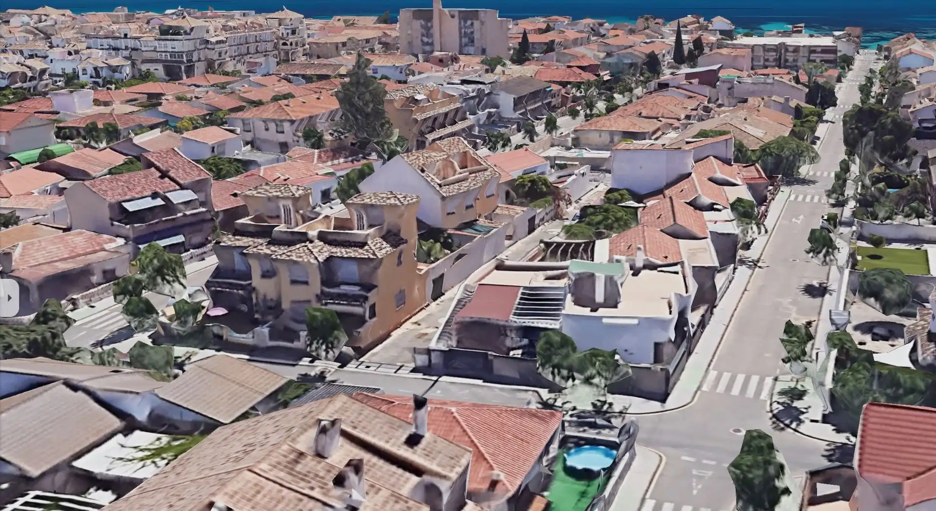 Vista exterior de Casa o xalet de lloguer en Pilar de la Horadada amb Aire condicionat, Calefacció i Jardí privat