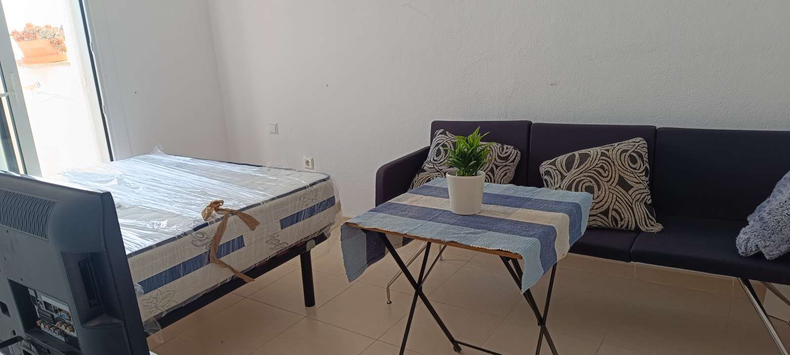 Bedroom of Flat to share in  Palma de Mallorca  with Air Conditioner, Heating and Terrace