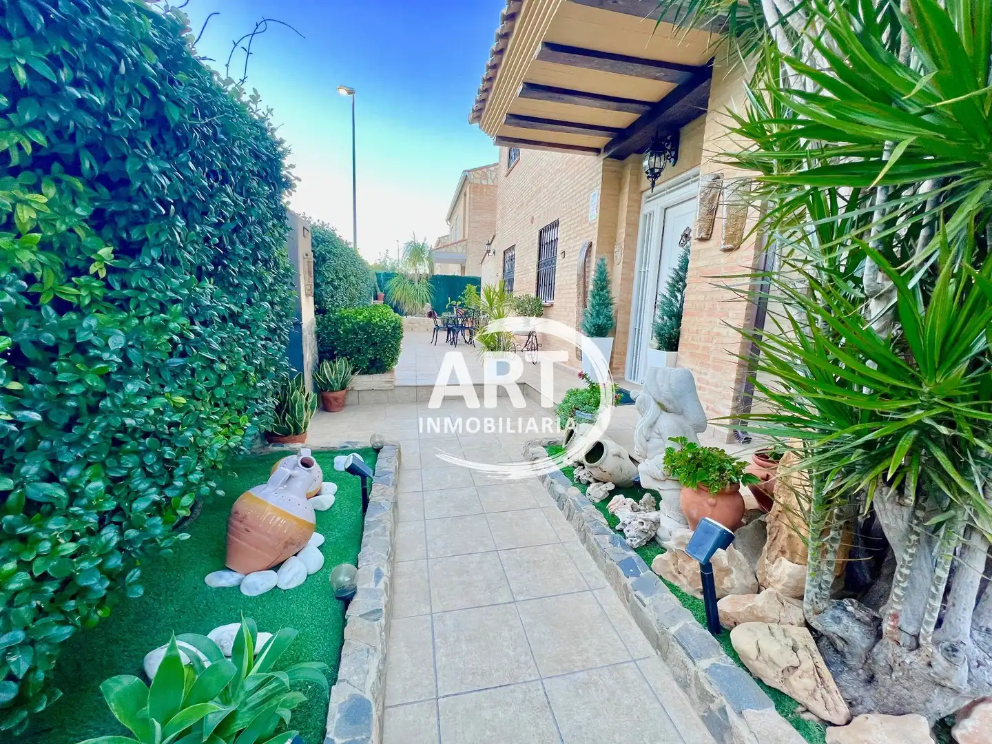 Jardí de Casa o xalet en venda en Picassent amb Aire condicionat, Jardí privat i Terrassa