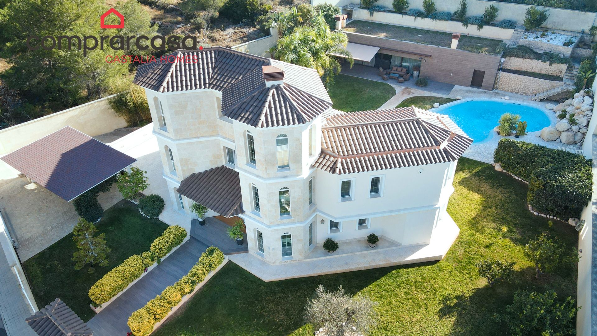 Vista exterior de Casa o xalet en venda en Borriol amb Aire condicionat, Calefacció i Jardí privat