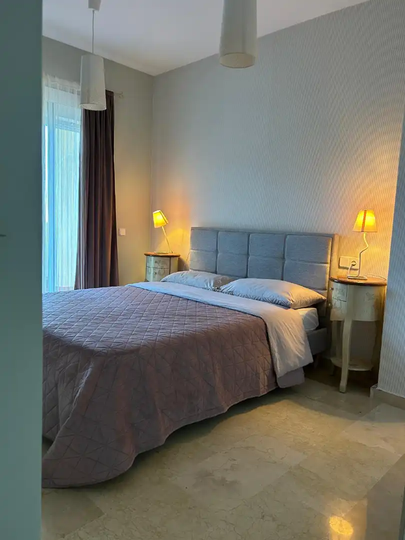 Dormitori de Apartament en venda en Manilva amb Aire condicionat, Terrassa i Traster