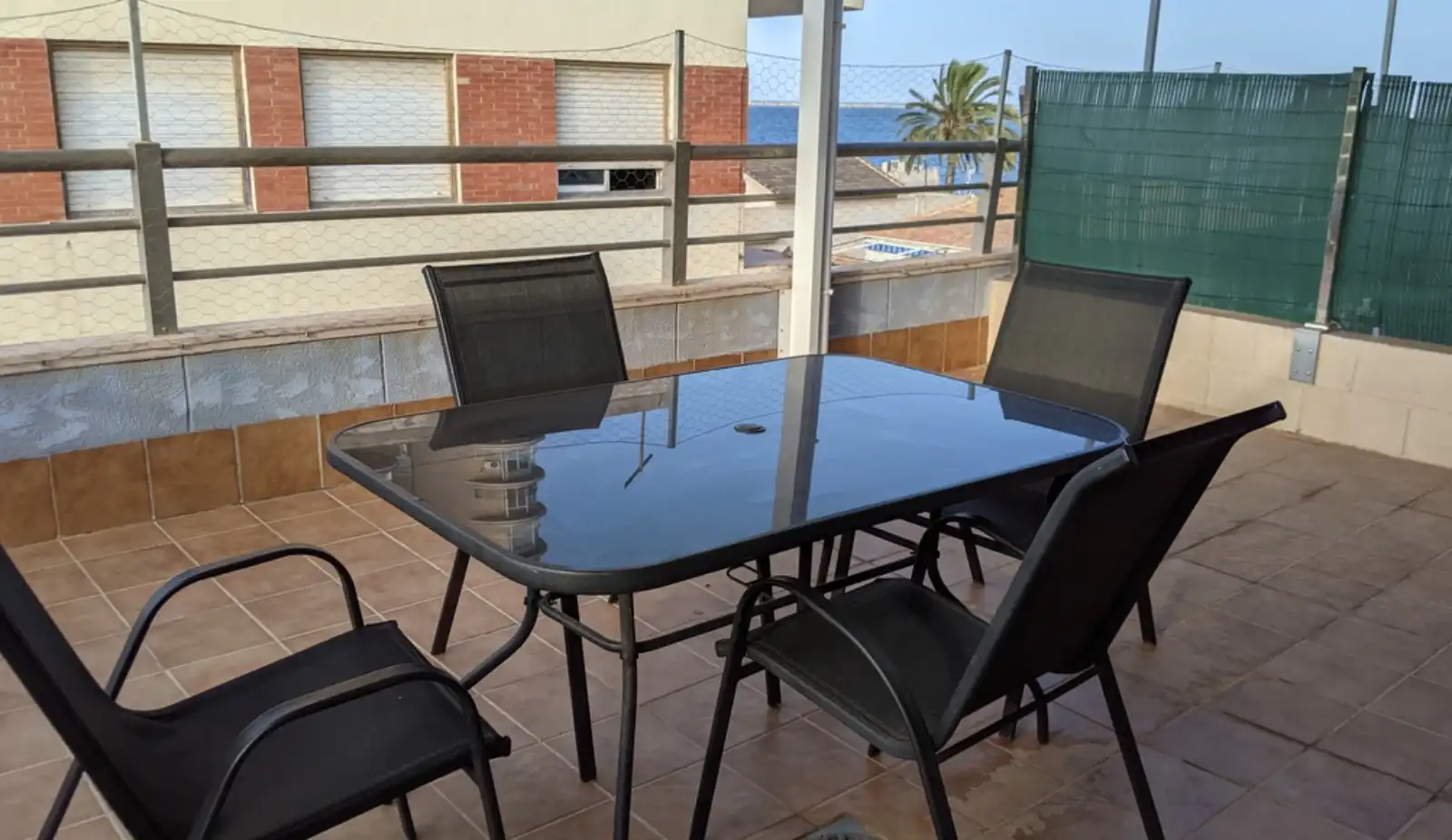 Terrassa de Apartament de lloguer en San Javier amb Aire condicionat, Calefacció i Moblat