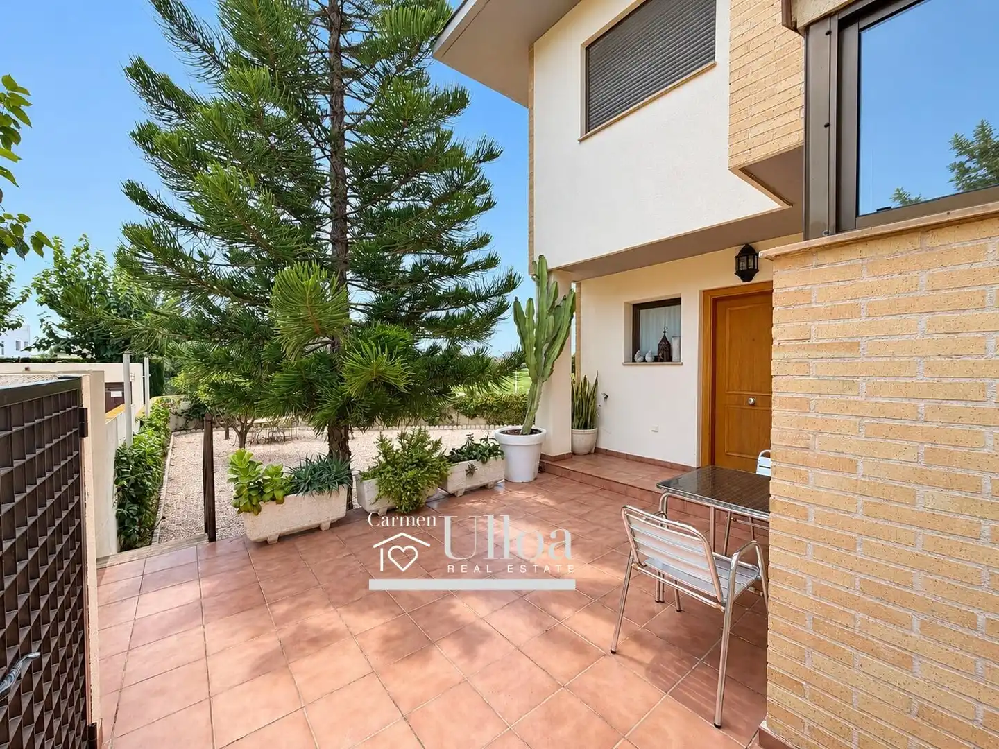 Terraza de Casa o chalet en venta en Alicante / Alacant con Aire acondicionado, Calefacción y Jardín privado