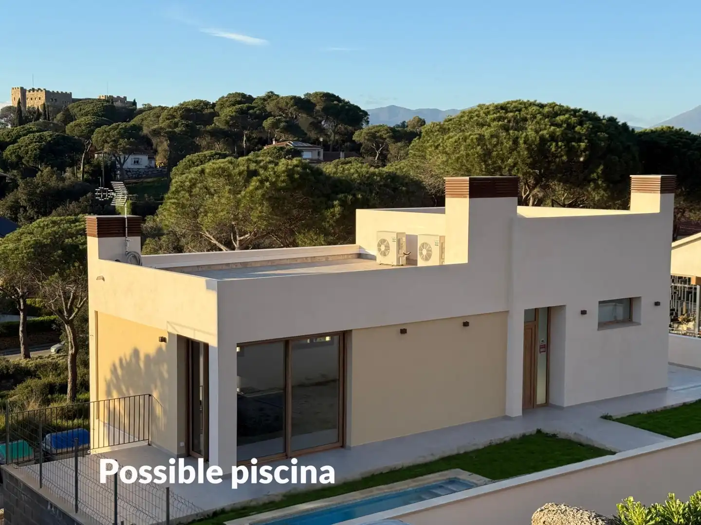 Swimming pool of Houses for sale in La Roca del Vallès  with Heating and Private garden