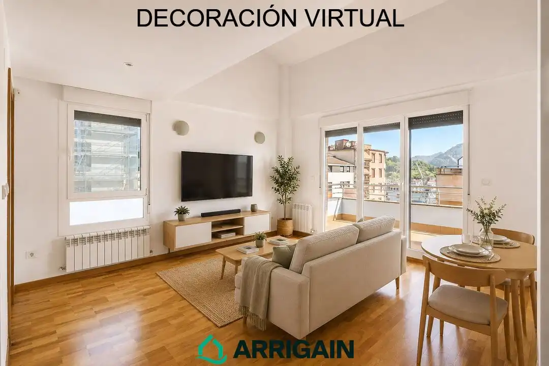Sala de estar de Piso en venta en Donostia - San Sebastián  con Calefacción, Terraza y Alarma